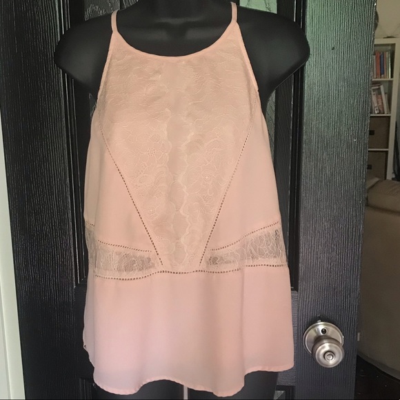 Brixon Ivy Tops - Brixton Ivy Stitchfix Size M Halter Top Blush Lace
